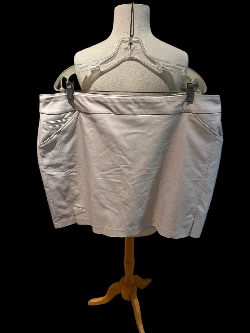 SC & Co Beige Size XXL Skort Golf Athletic Skirt with Shorts Tummy Control